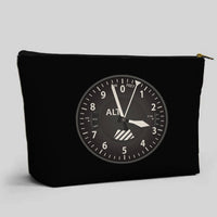 Thumbnail for Airplane Instruments (Altitude) Designed Zipper Pouch