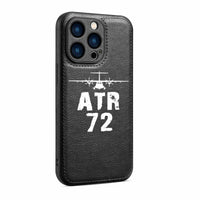 Thumbnail for ATR-72 & Plane Designed Leather iPhone Cases