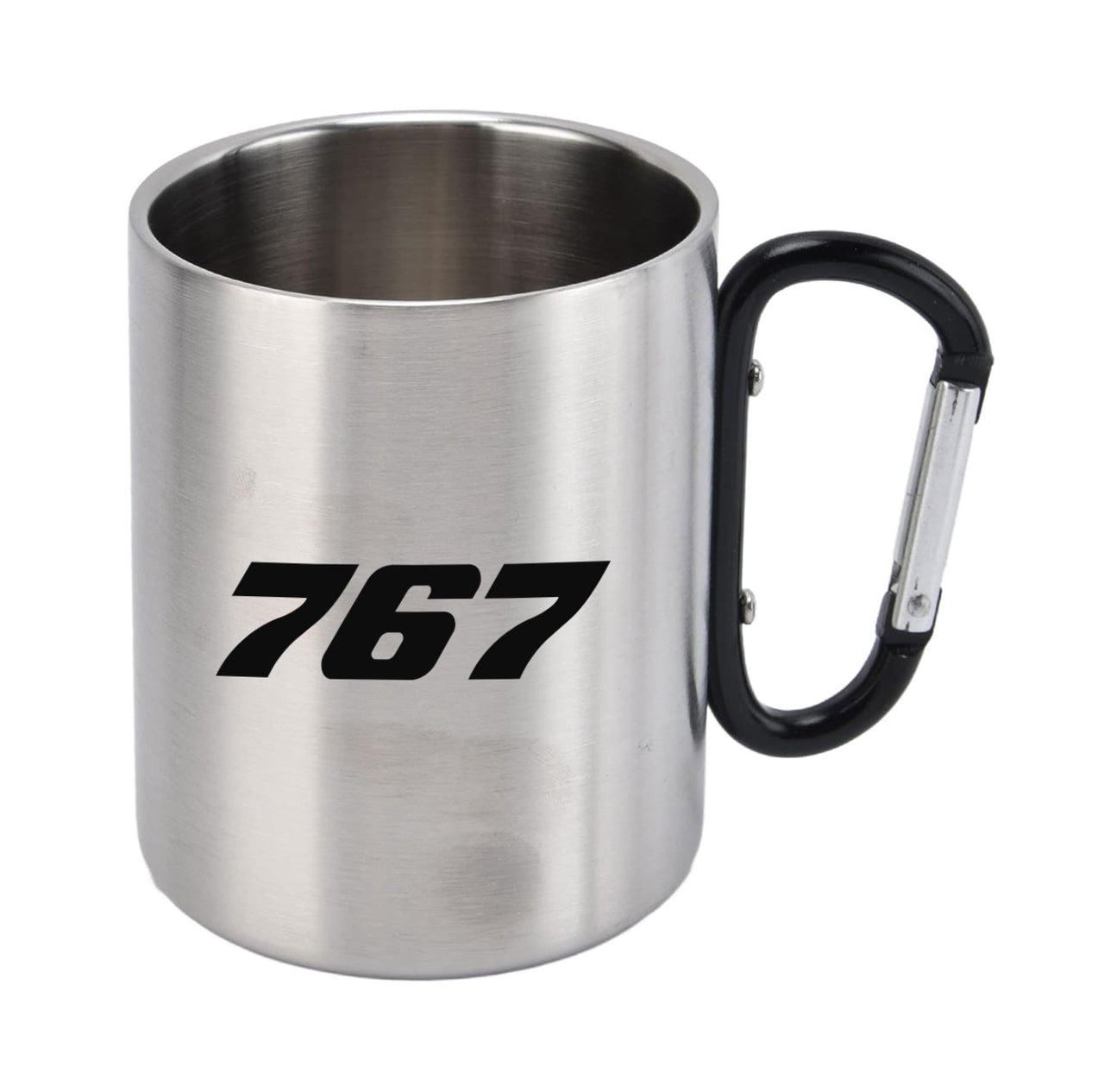 767 Flat Text Designed Stainless Steel Outdoors Mugs