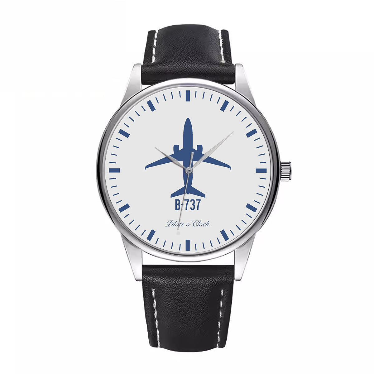 Boeing 737 Designed Fashion Leather Strap Watches