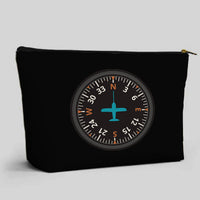 Thumbnail for Airplane Instruments (Heading) Designed Zipper Pouch