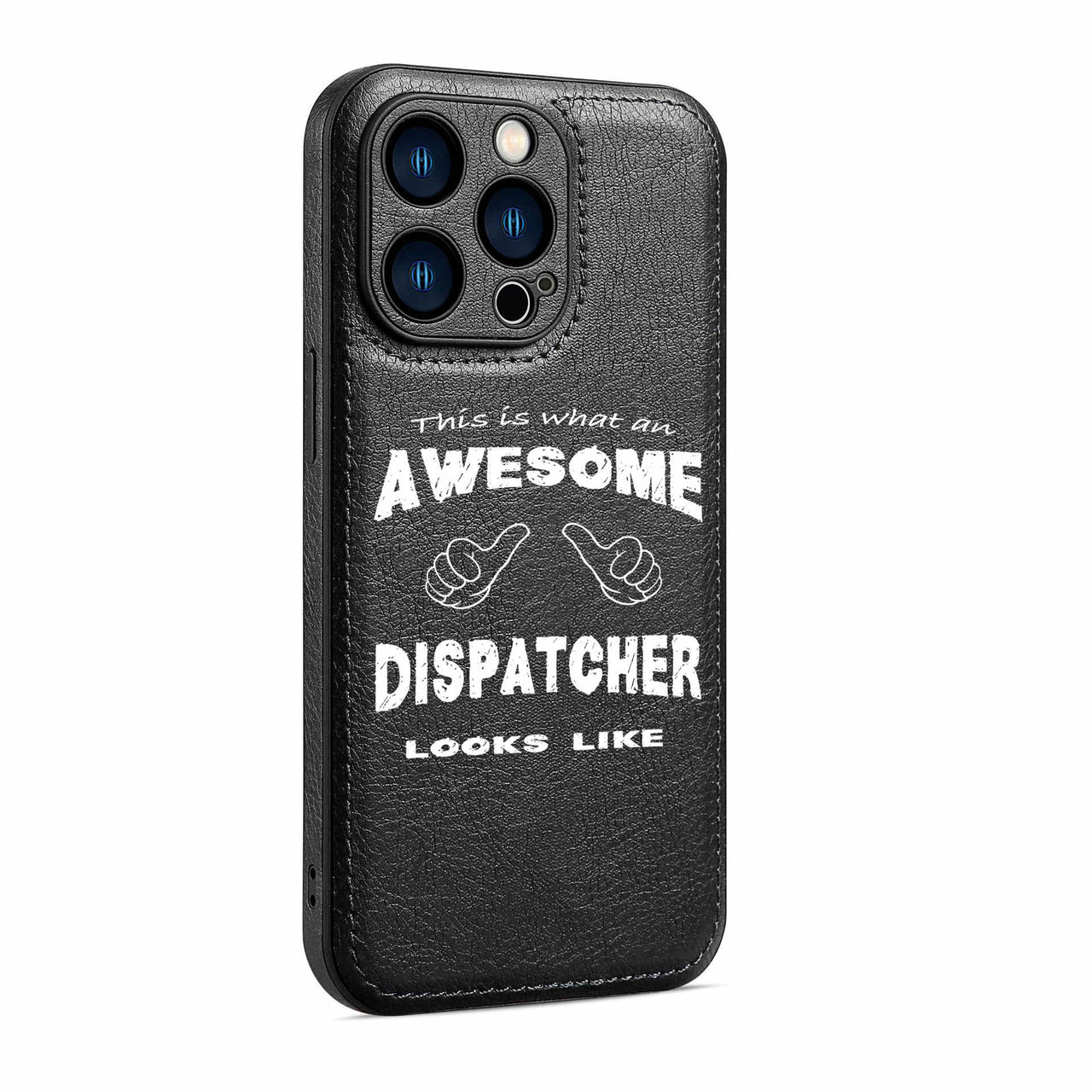 Dispatcher Designed Leather iPhone Cases