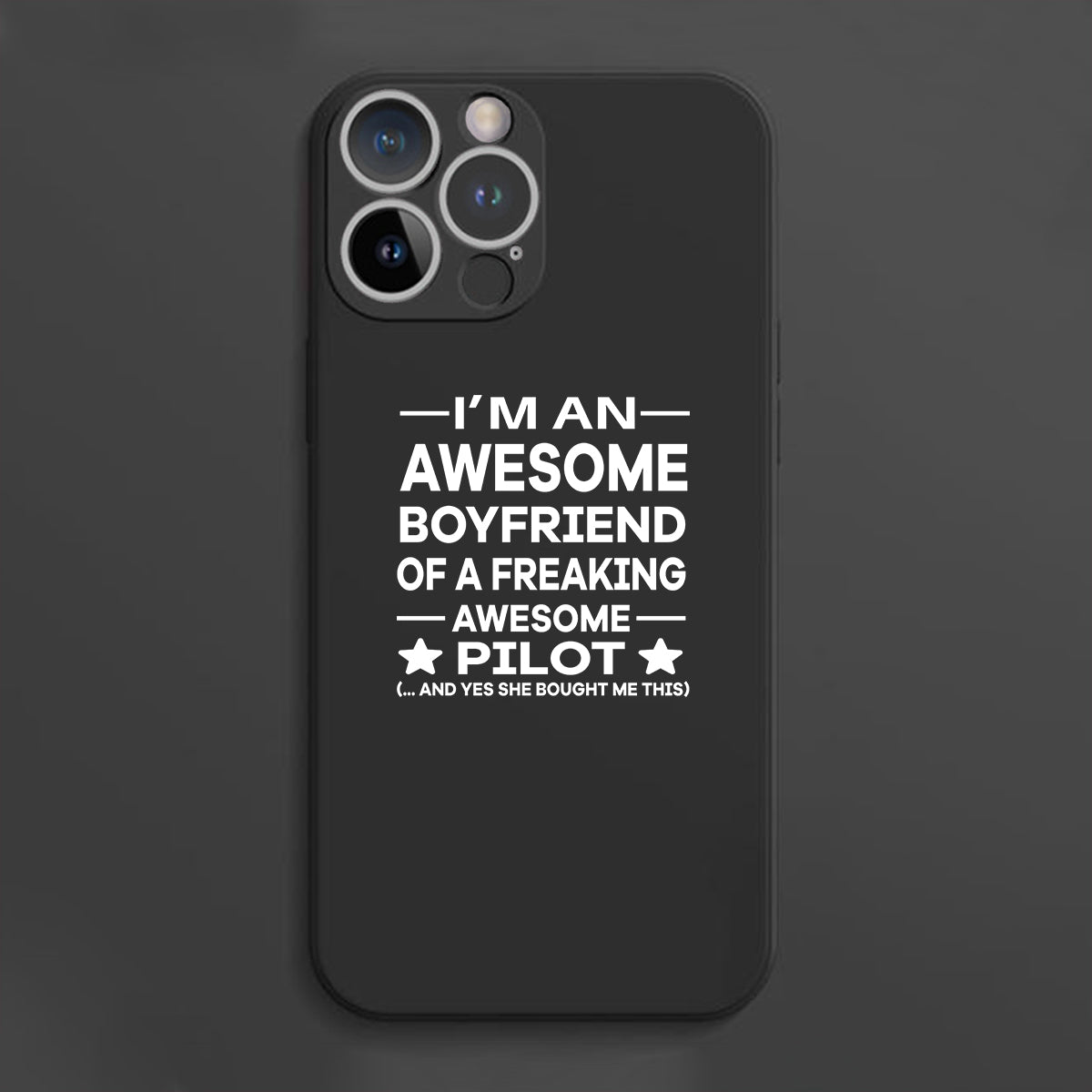 I am an Awesome Boyfriend Designed Soft Silicone iPhone Cases