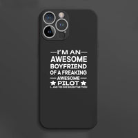 Thumbnail for I am an Awesome Boyfriend Designed Soft Silicone iPhone Cases