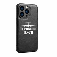 Thumbnail for ILyushin IL-76 & Plane Designed Leather iPhone Cases