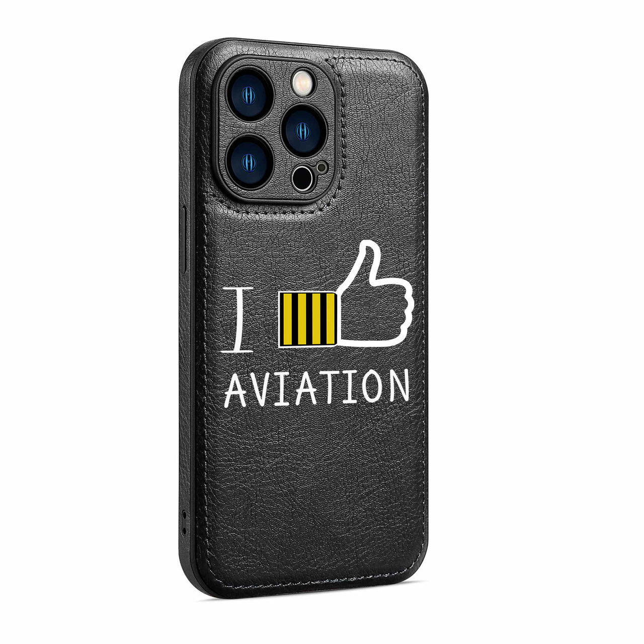 I Like Aviation Designed Leather iPhone Cases