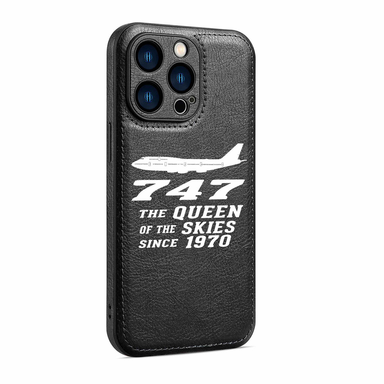 Boeing 747 - Queen of the Skies (2) Designed Leather iPhone Cases