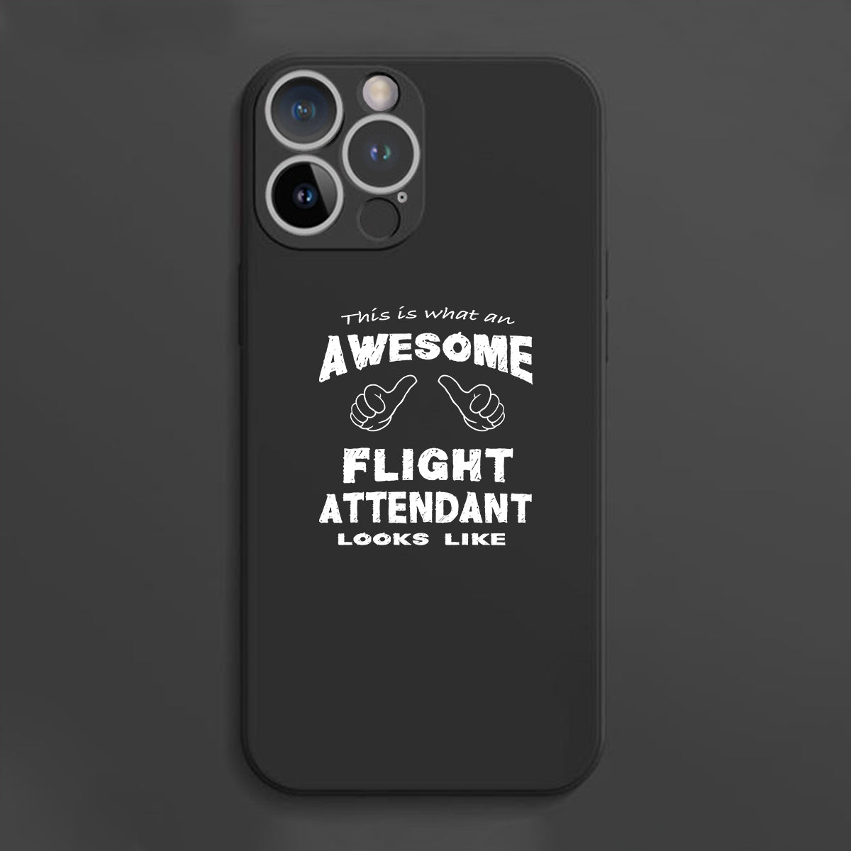 Flight Attendant Designed Soft Silicone iPhone Cases