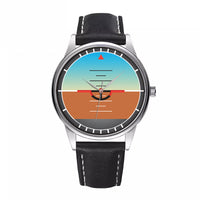 Thumbnail for Gyro Horizon Designed Fashion Leather Strap Watches