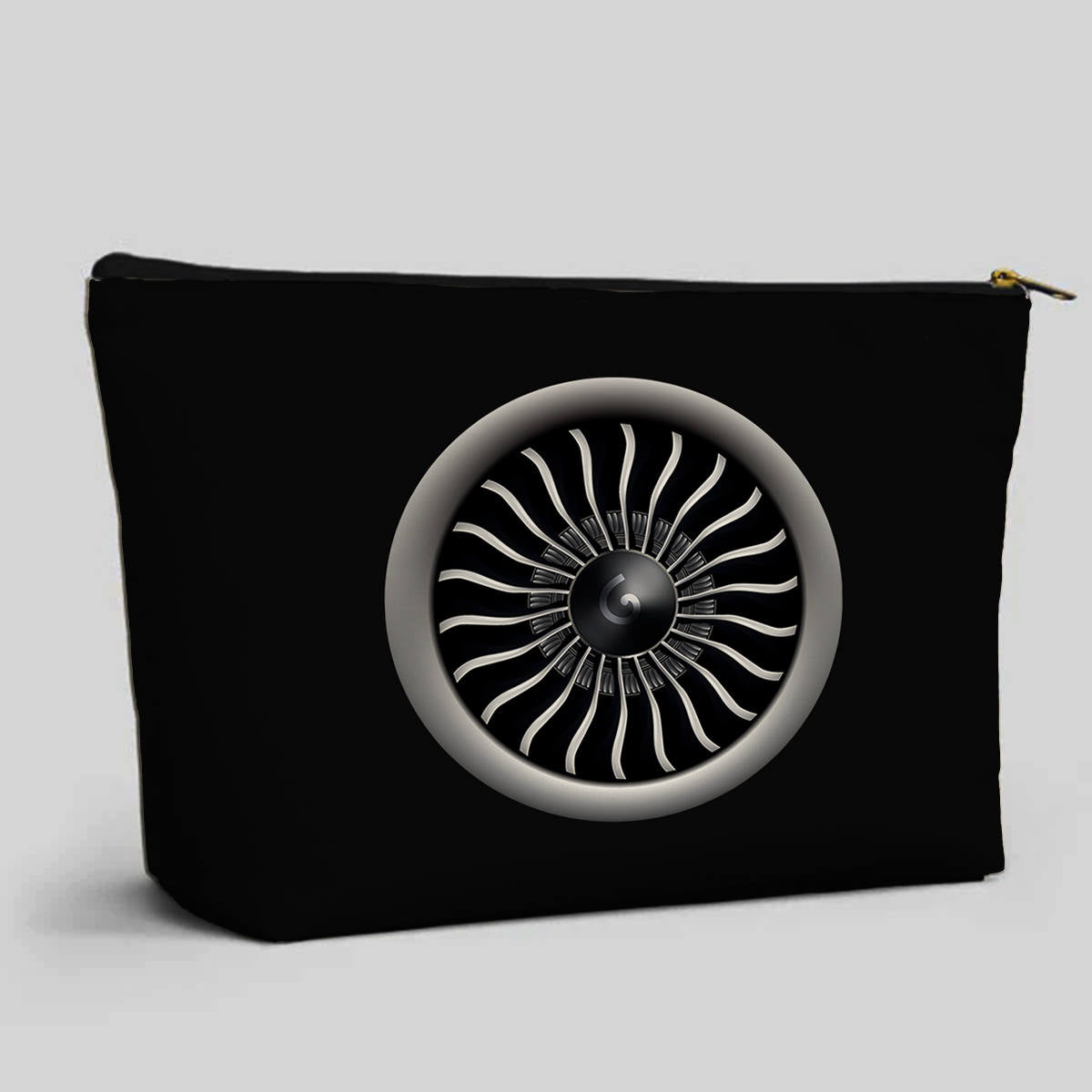 Super Cool Jet Engine Designed Zipper Pouch