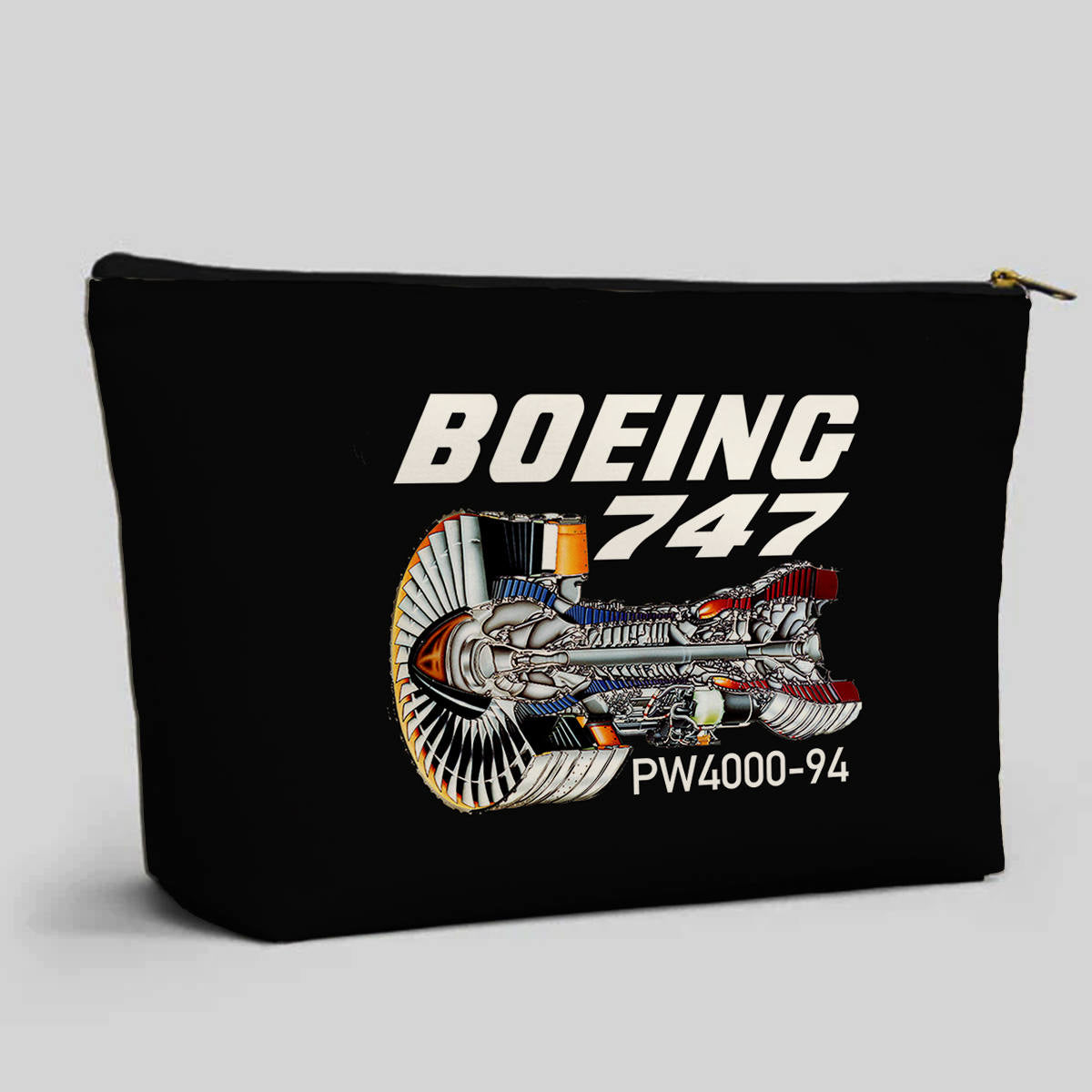 Boeing 747 & PW4000-94 Engine Designed Zipper Pouch