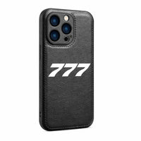 Thumbnail for 777 Flat Text Designed Leather iPhone Cases
