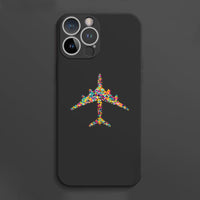 Thumbnail for Colourful Airplane Designed Soft Silicone iPhone Cases
