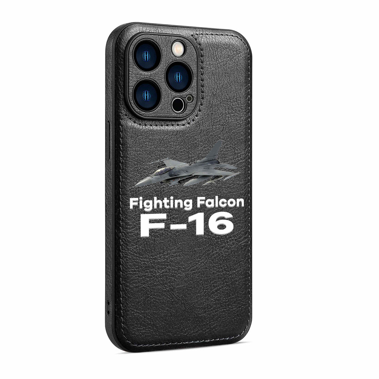 The Fighting Falcon F16 Designed Leather iPhone Cases