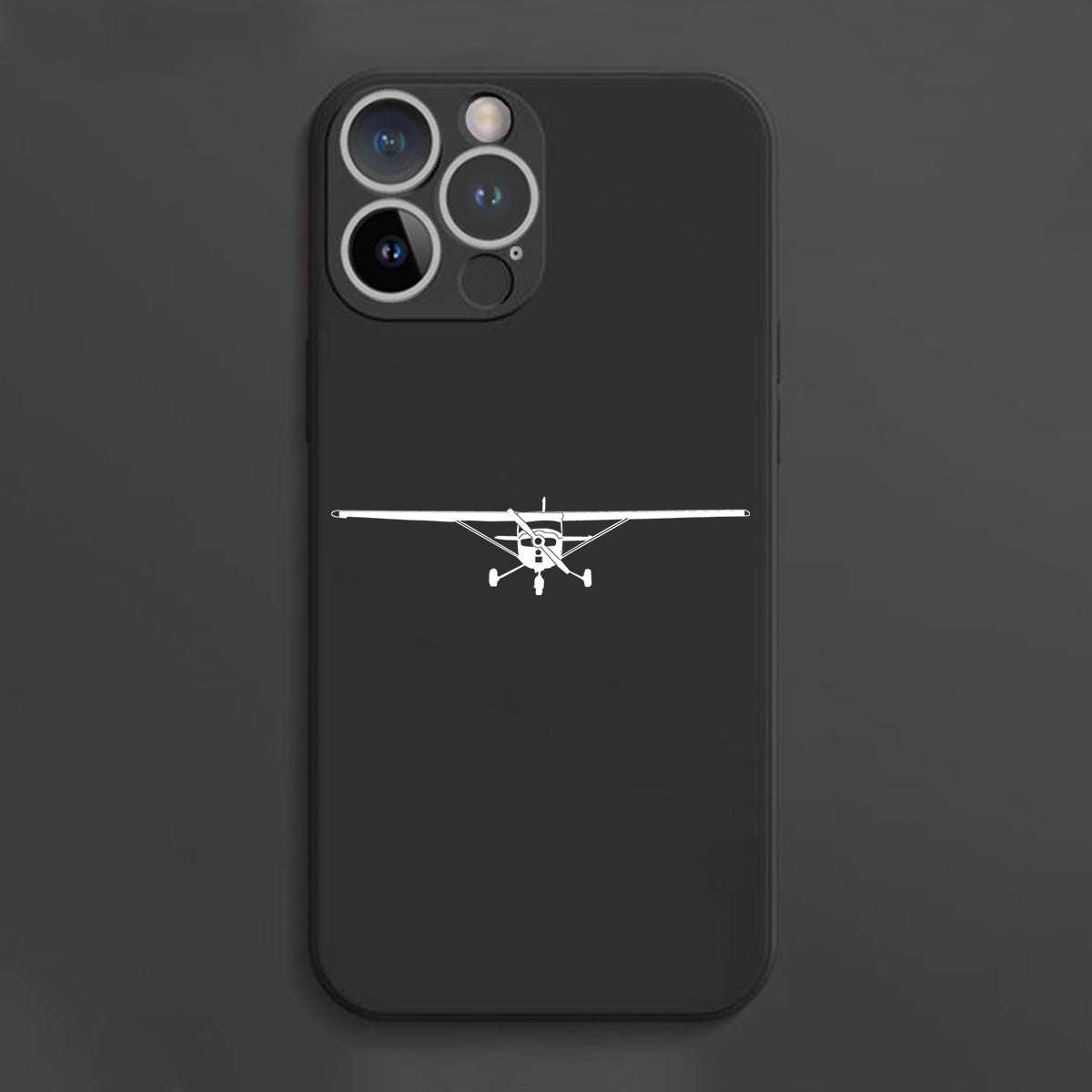 Cessna 172 Silhouette Designed Soft Silicone iPhone Cases