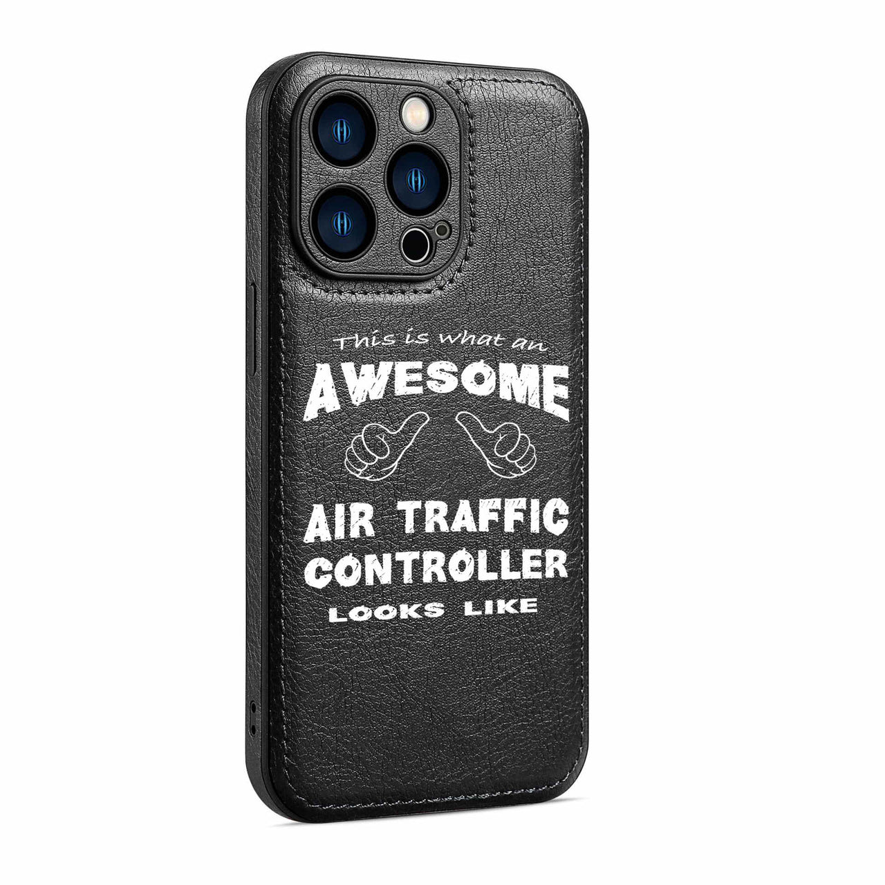Air Traffic Controller Designed Leather iPhone Cases