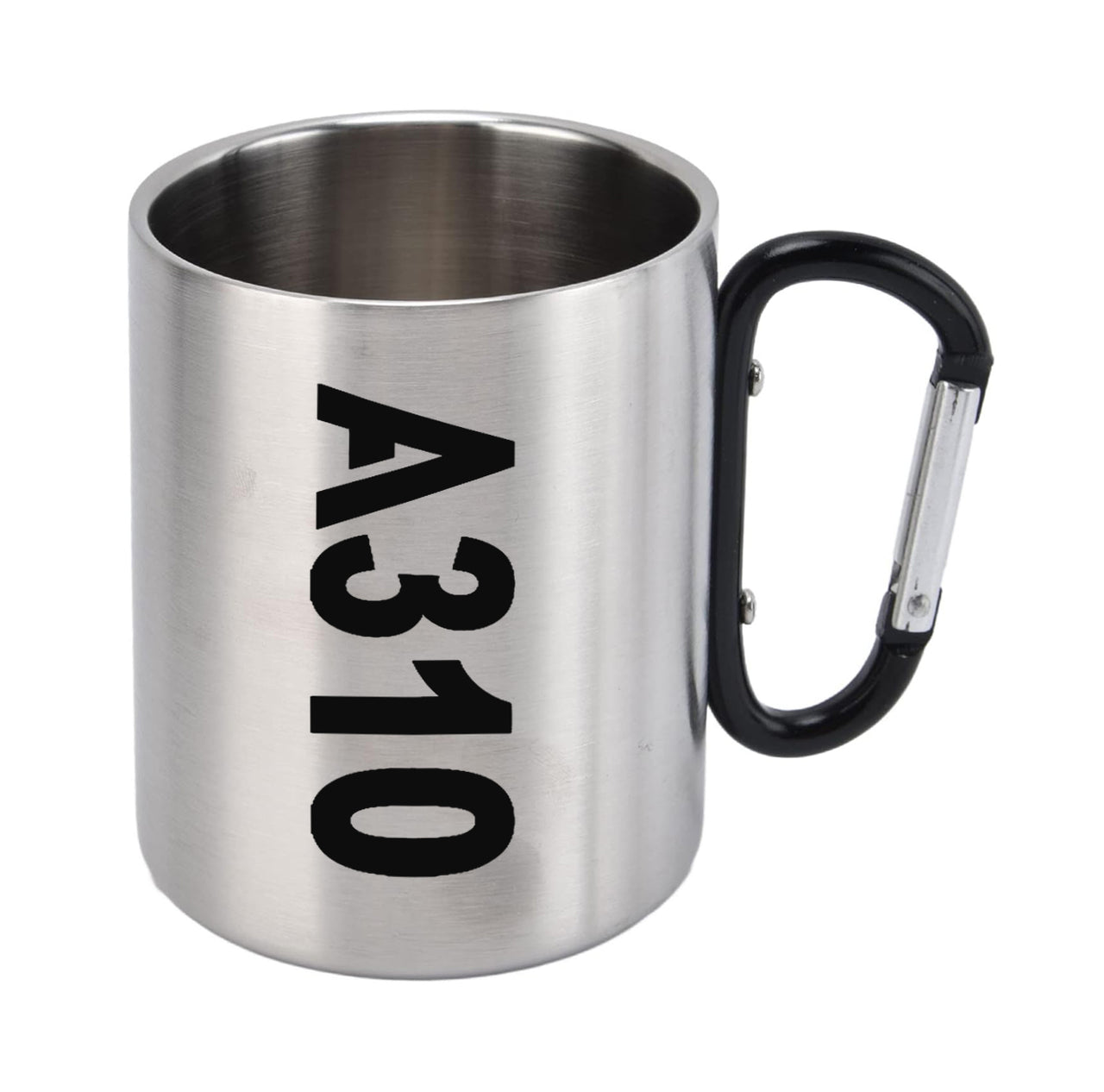 A310 Text Designed Stainless Steel Outdoors Mugs