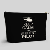 Thumbnail for Student Pilot (Helicopter) Designed Zipper Pouch
