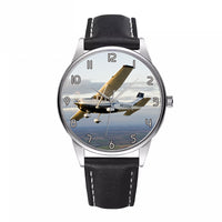 Thumbnail for Cruising Cessna Designed Fashion Leather Strap Watches