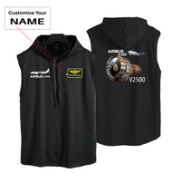 Thumbnail for Airbus A320 & V2500 Engine Designed Hooded Tank Tops