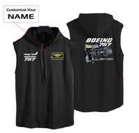 Thumbnail for Boeing 757 & Rolls Royce Engine (RB211) Designed Hooded Tank Tops