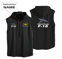 Thumbnail for The McDonnell Douglas F18 Designed Hooded Tank Tops