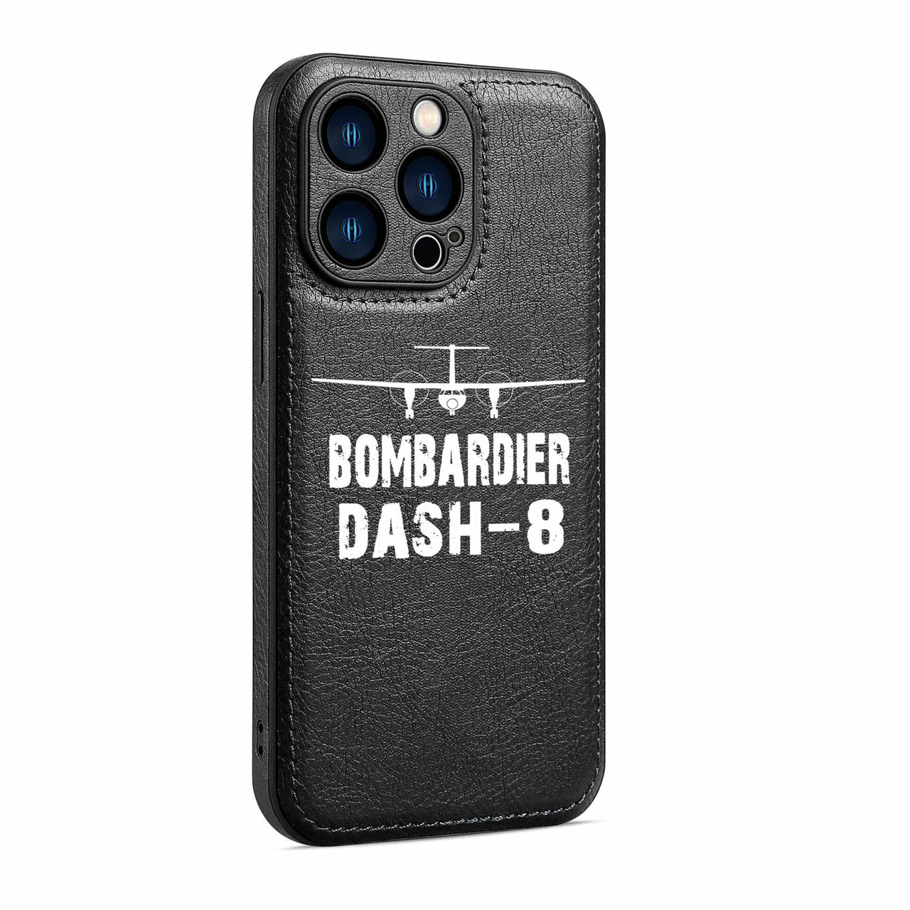 Bombardier Dash-8 & Plane Designed Leather iPhone Cases