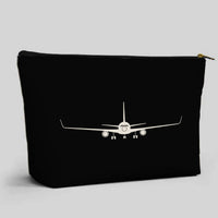 Thumbnail for Boeing 767 Silhouette Designed Zipper Pouch