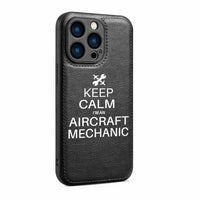Thumbnail for Aircraft Mechanic Designed Leather iPhone Cases