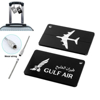 Thumbnail for Gulf Air Designed Aluminum Luggage Tags
