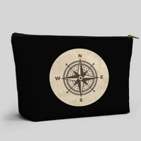 Thumbnail for Vintage Designed Compass Designed Zipper Pouch