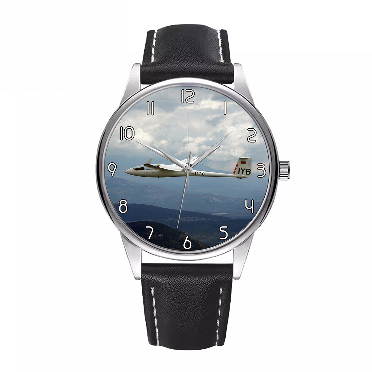 Cruising Glider Designed Fashion Leather Strap Watches