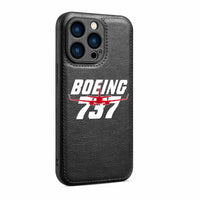 Thumbnail for Amazing Boeing 737 Designed Leather iPhone Cases