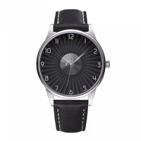 Thumbnail for Jet Engine Designed Designed Fashion Leather Strap Watches