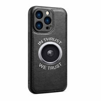 Thumbnail for In Thrust We Trust Designed Leather iPhone Cases