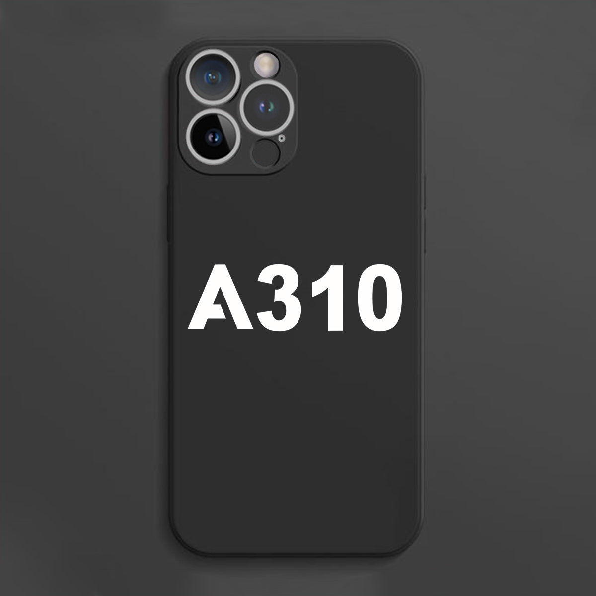A310 Flat Text Designed Soft Silicone iPhone Cases