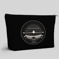 Thumbnail for Airplane Instruments (Turn Coordinator) Designed Zipper Pouch