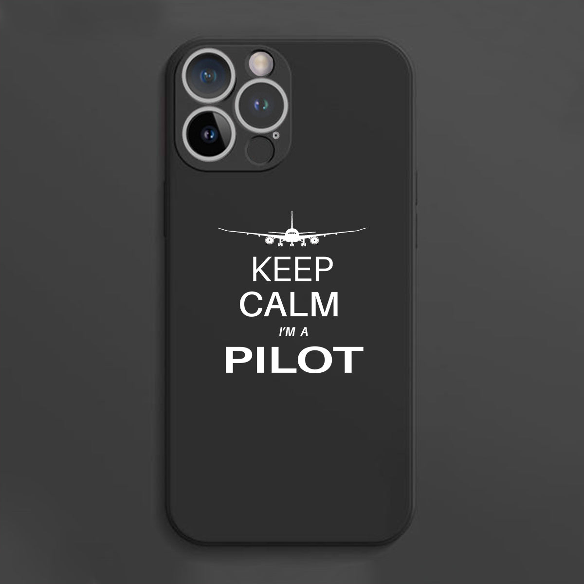 Pilot (777 Silhouette) Designed Soft Silicone iPhone Cases