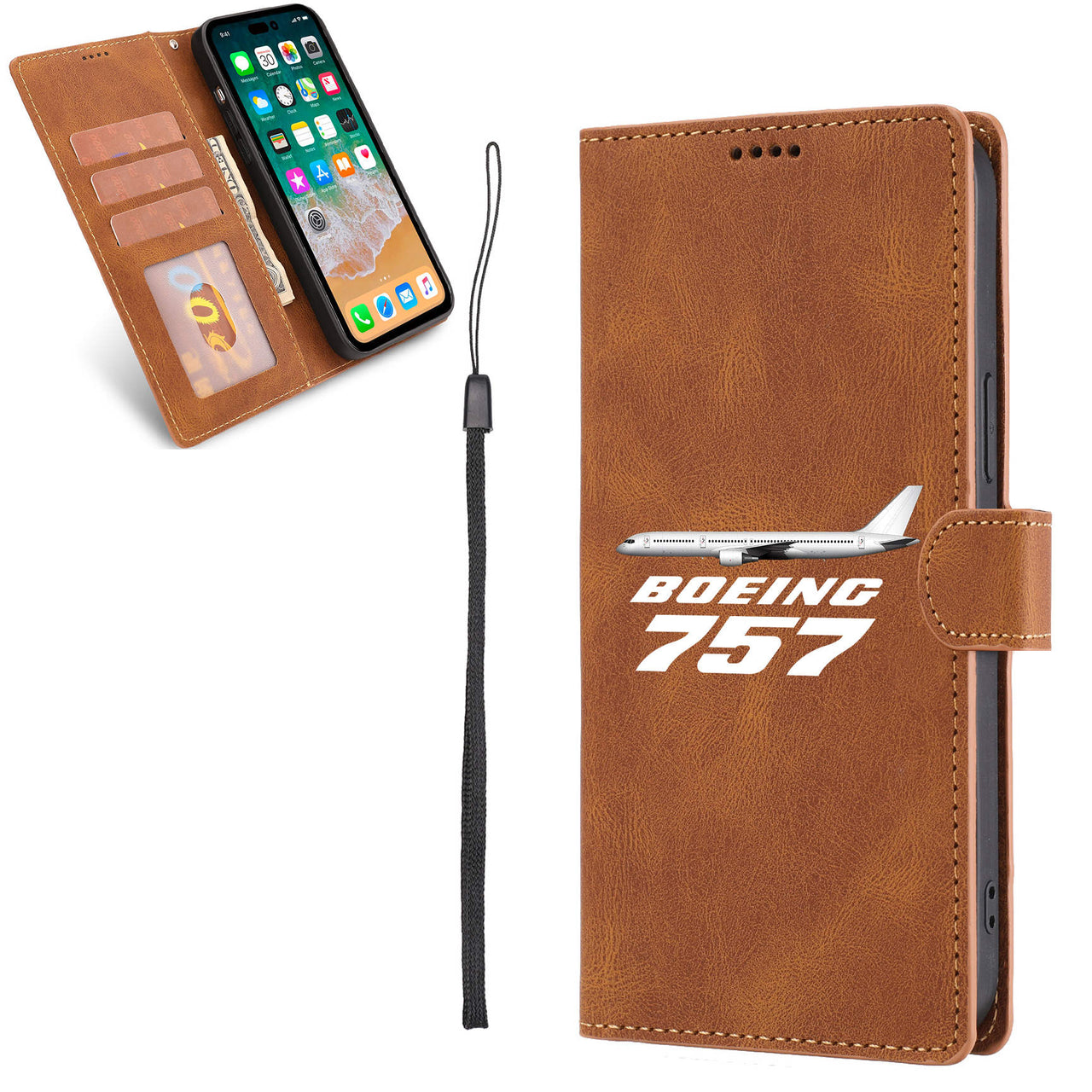 The Boeing 757 Designed Leather iPhone Cases