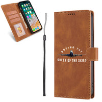 Thumbnail for Boeing 747 Queen of the Skies Designed Leather iPhone Cases