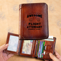 Thumbnail for Flight Attendant Designed Leather Wallets