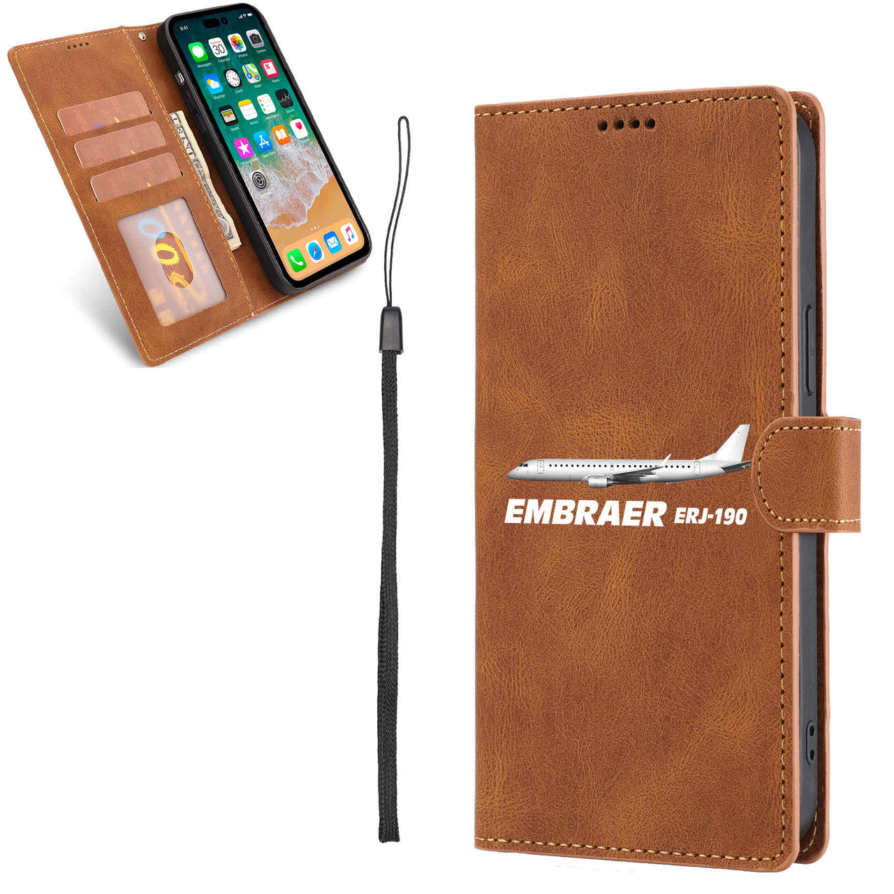 The Embraer ERJ-190 Leather Samsung A Cases