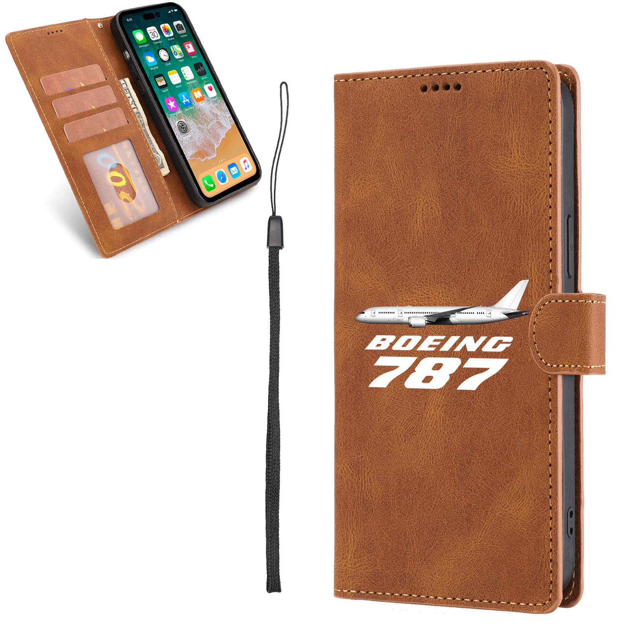 The Boeing 787 Designed Leather Samsung S & Note Cases