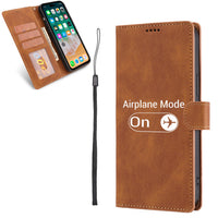 Thumbnail for Airplane Mode On Designed Leather iPhone Cases