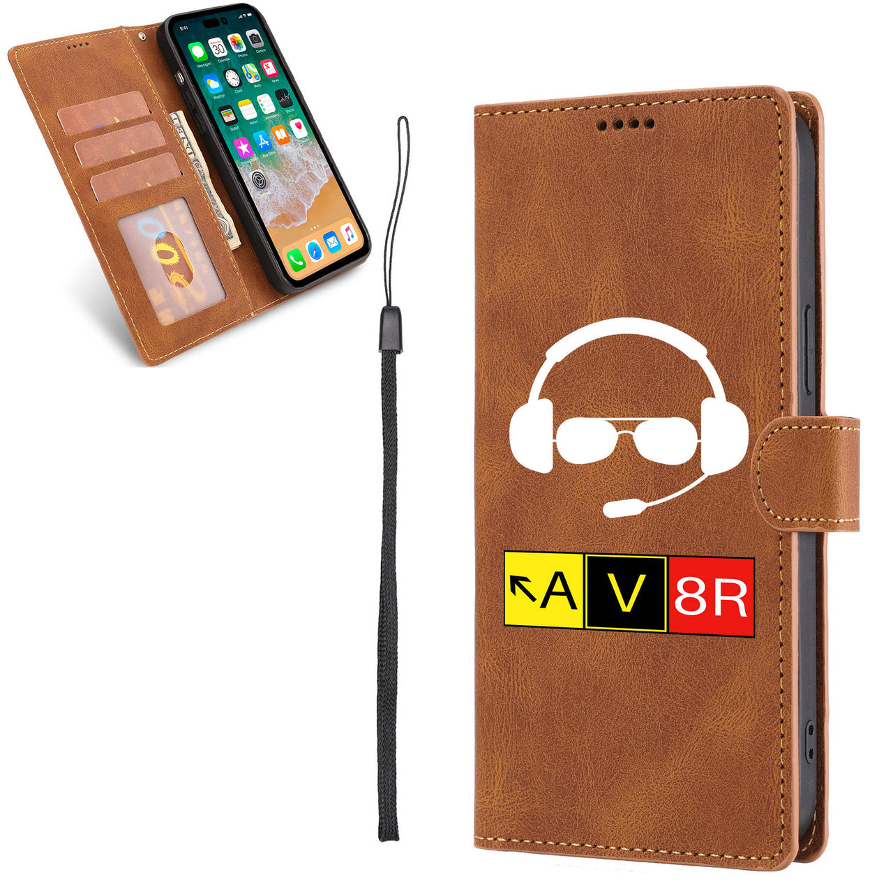 AV8R 2 Designed Leather iPhone Cases