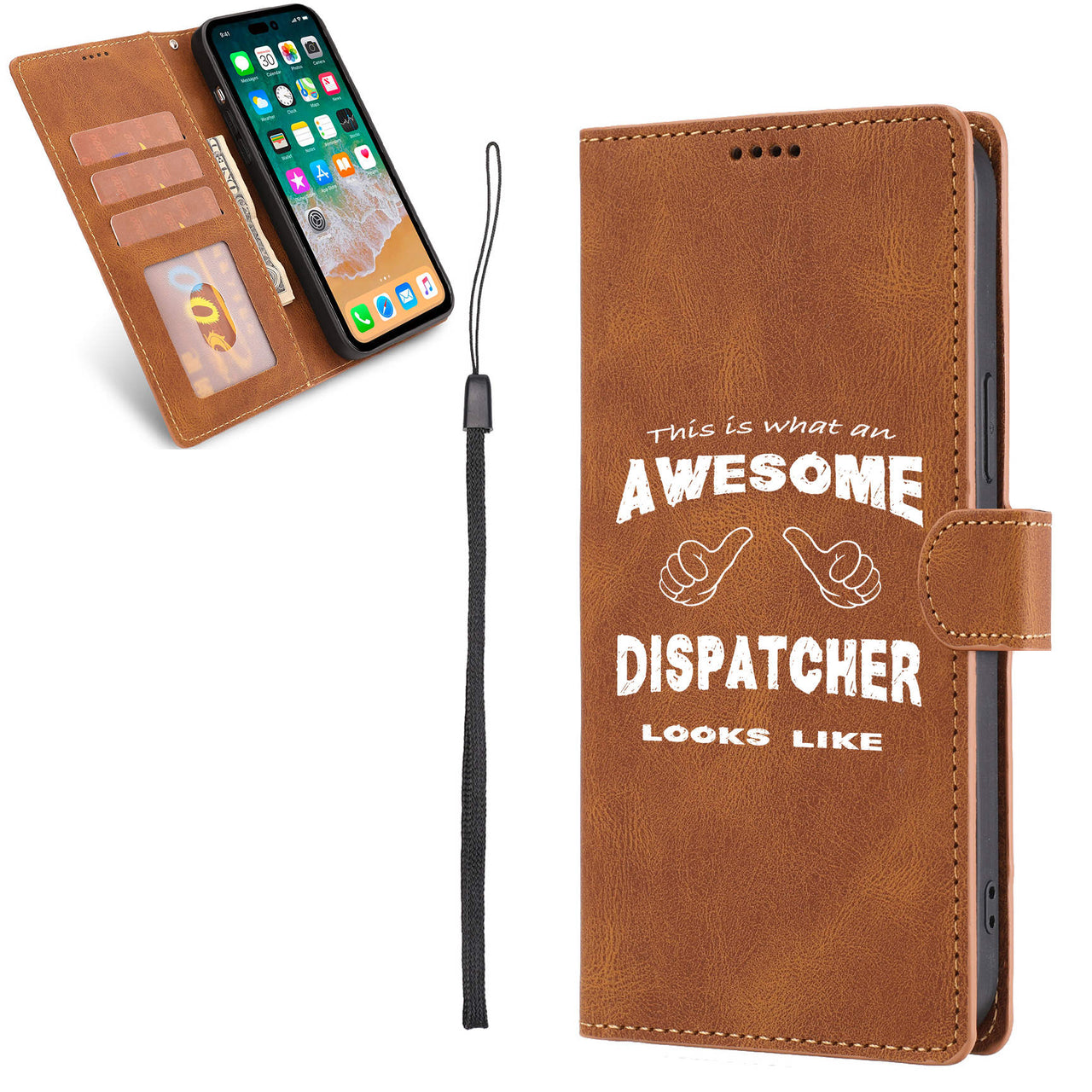 Dispatcher Designed Leather iPhone Cases