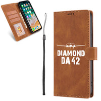 Thumbnail for Diamond DA42 & Plane Designed Leather Samsung S & Note Cases