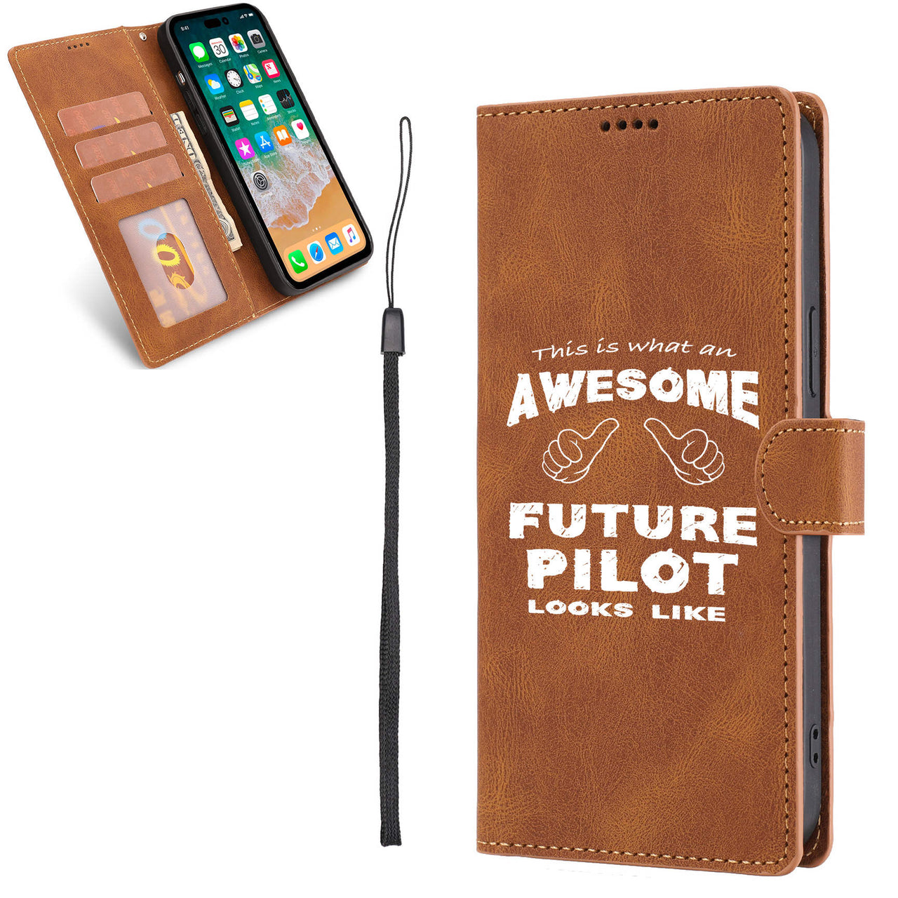 Future Pilot Designed Leather iPhone Cases