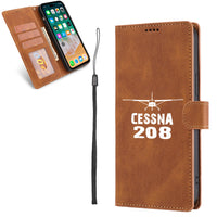 Thumbnail for Cessna 208 & Plane Leather Samsung A Cases