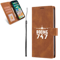 Thumbnail for Boeing 747 & Plane Leather Samsung A Cases